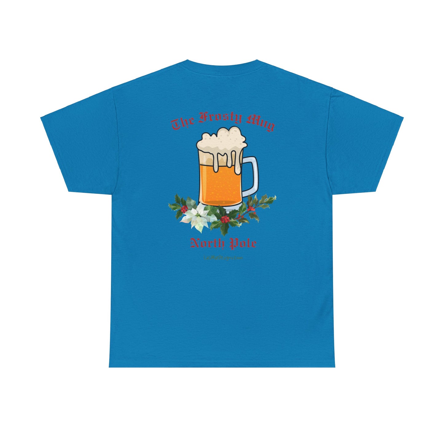 Imaginary North Pole bar/pub Christmas Holiday themed Unisex Heavy Cotton Tee