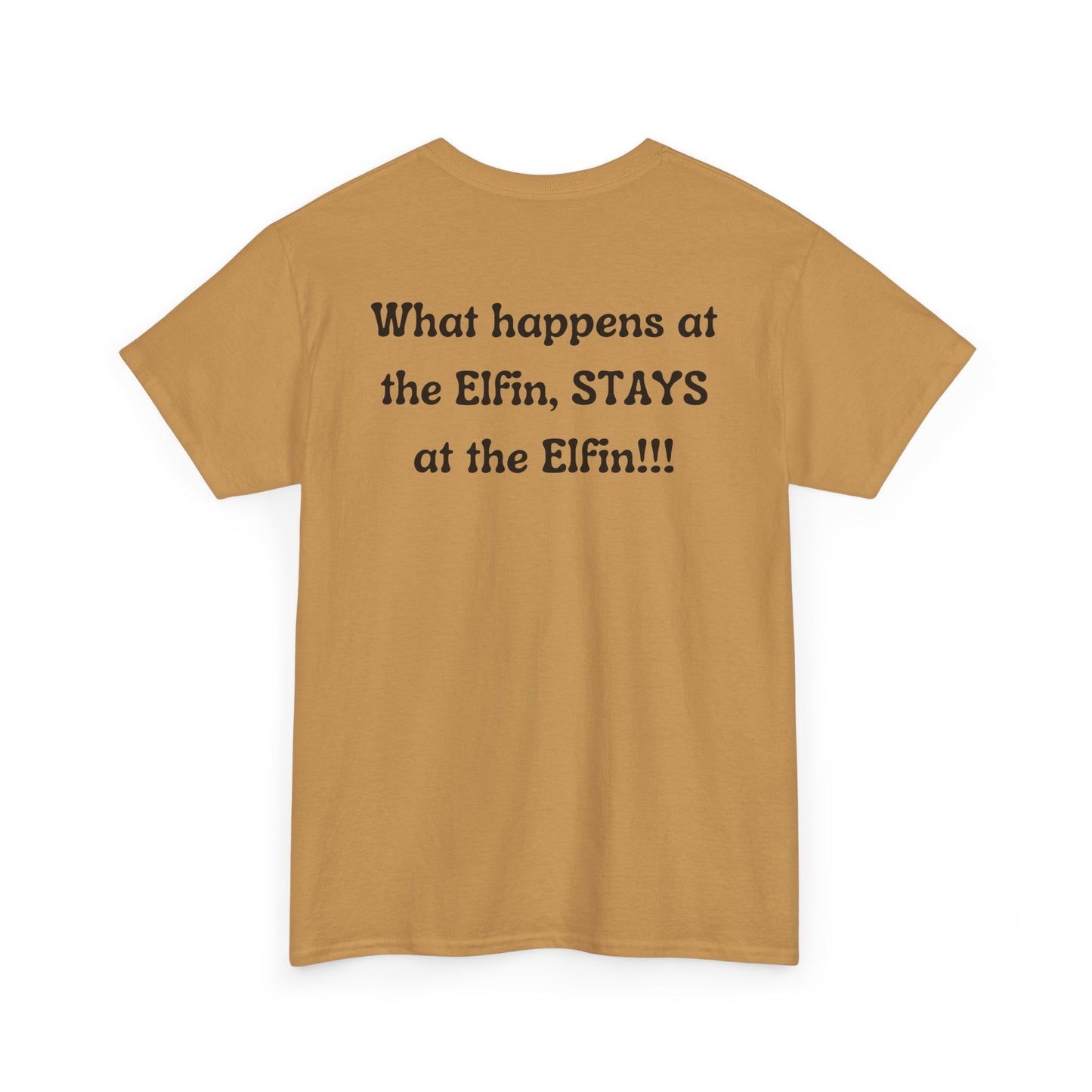 Fun, imaginary North Pole bar for the Christmas Holiday Unisex Heavy Cotton graphic Tee