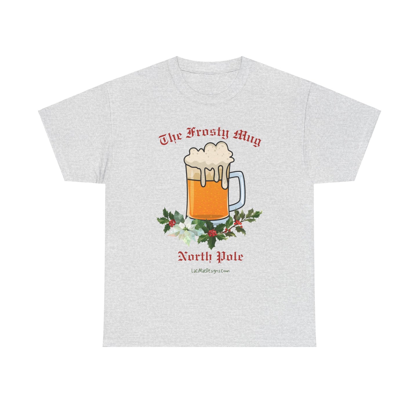 Imaginary North Pole bar/pub Themed Unisex Heavy Cotton Christmas Tee