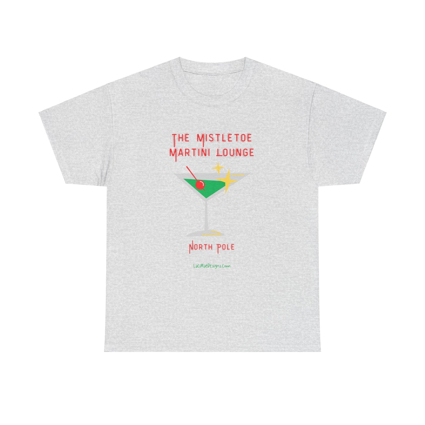 Fun imaginary North Pole lounge graphic Unisex Heavy Cotton Tee