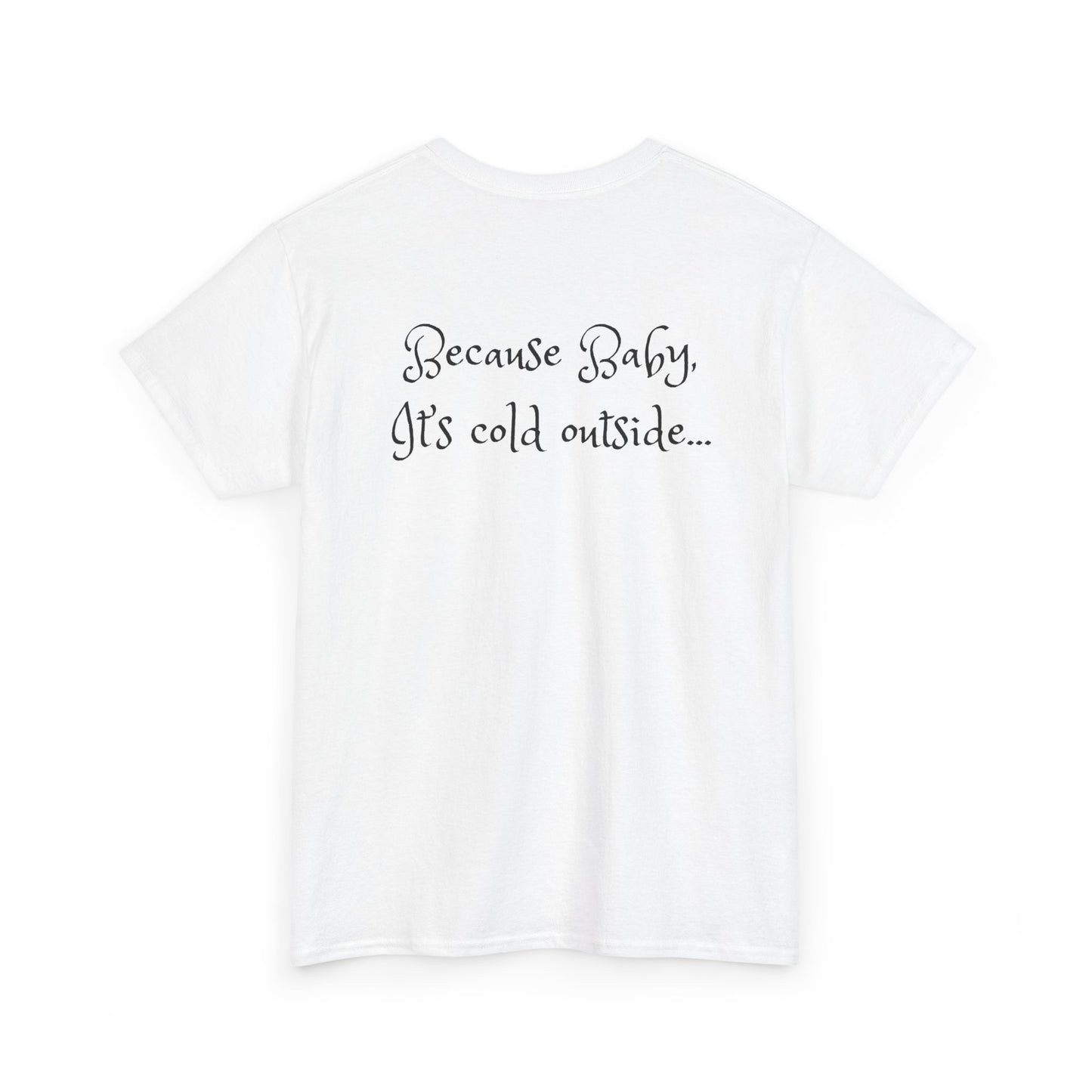 Fun, imaginary North Pole Gentleman's Club Unisex Heavy Cotton Tee