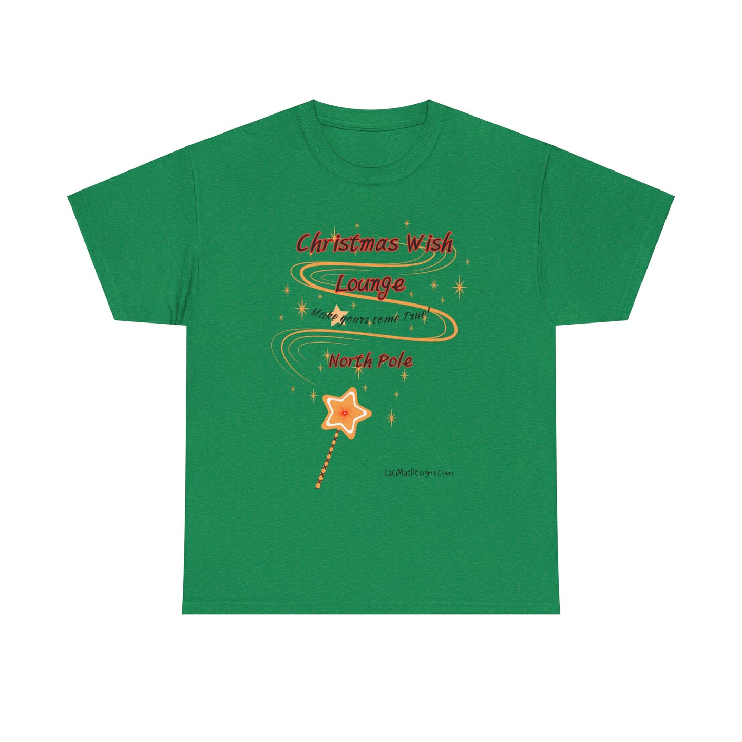 Fun, Imaginary North Pole Lounge Unisex Heavy Cotton Tee