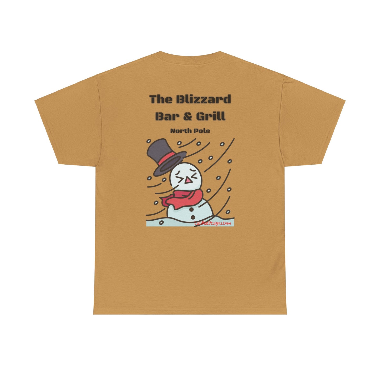 Fun, imaginary North Pole Bar & Grill Unisex Heavy Cotton Tee
