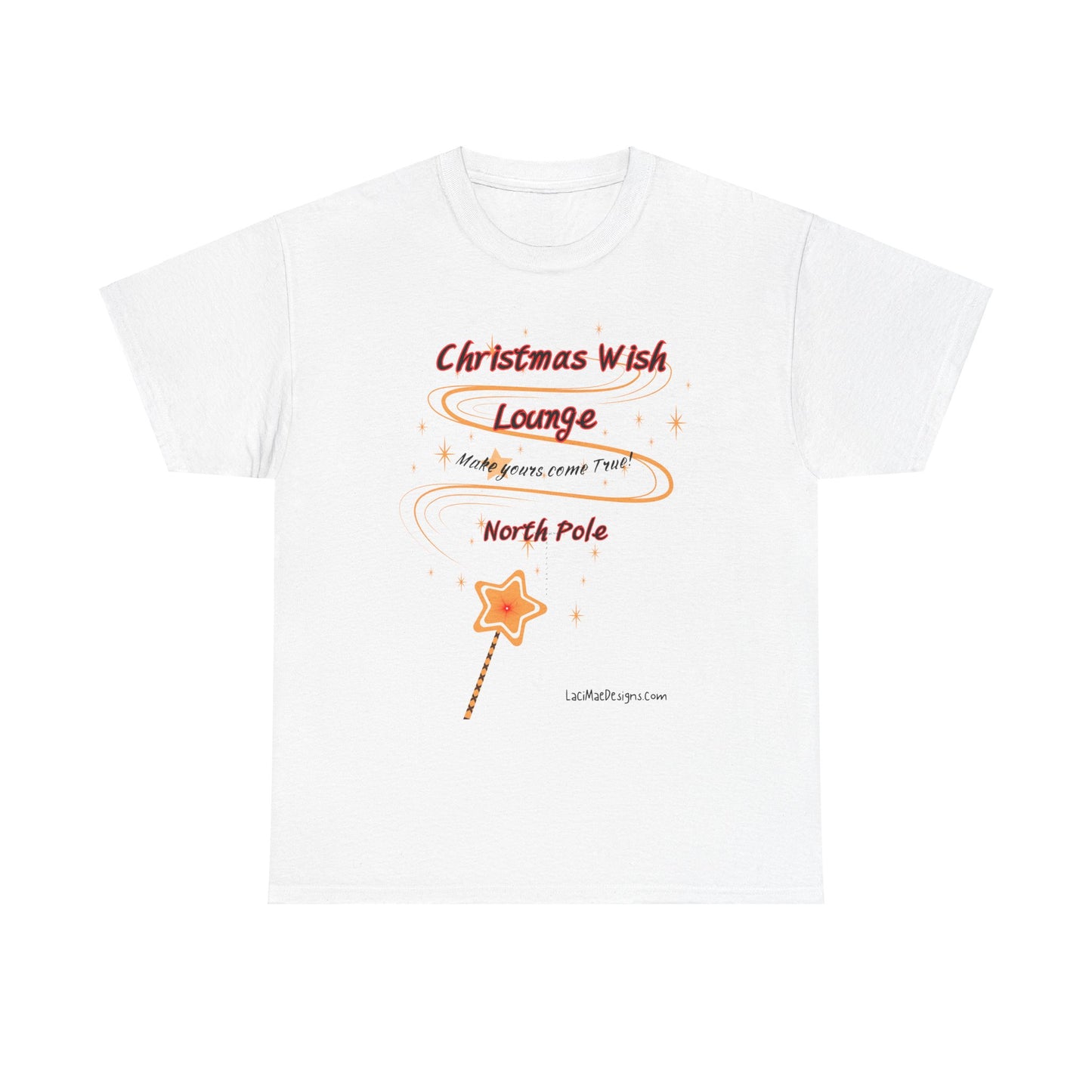 Fun, Imaginary North Pole Lounge Unisex Heavy Cotton Tee