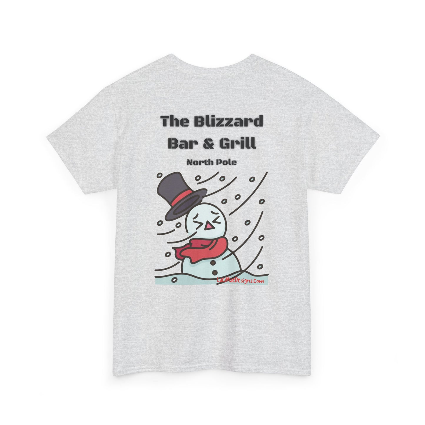 Fun, imaginary North Pole Bar & Grill Unisex Heavy Cotton Tee