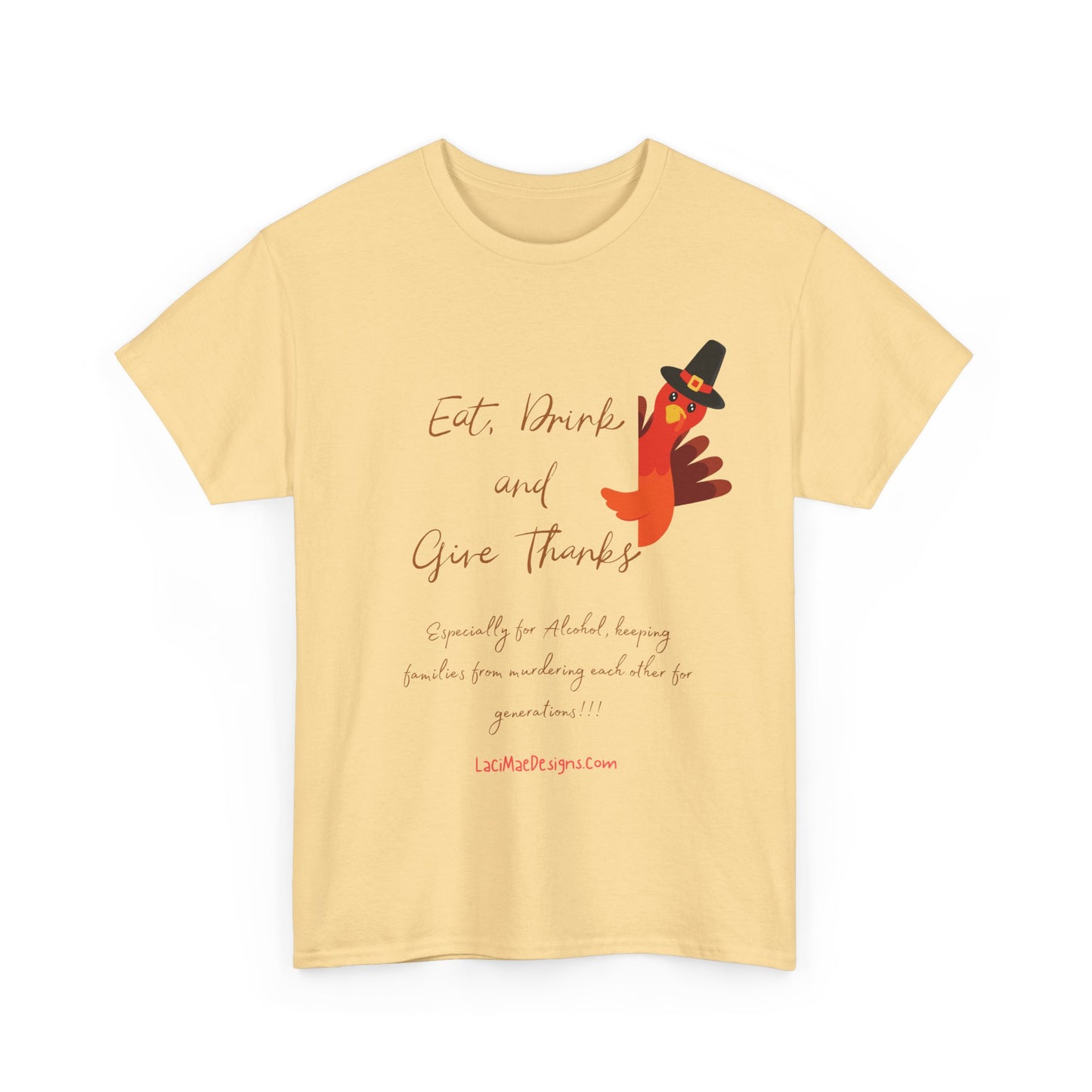 Unisex Heavy Cotton Tee Thanksgiving themed