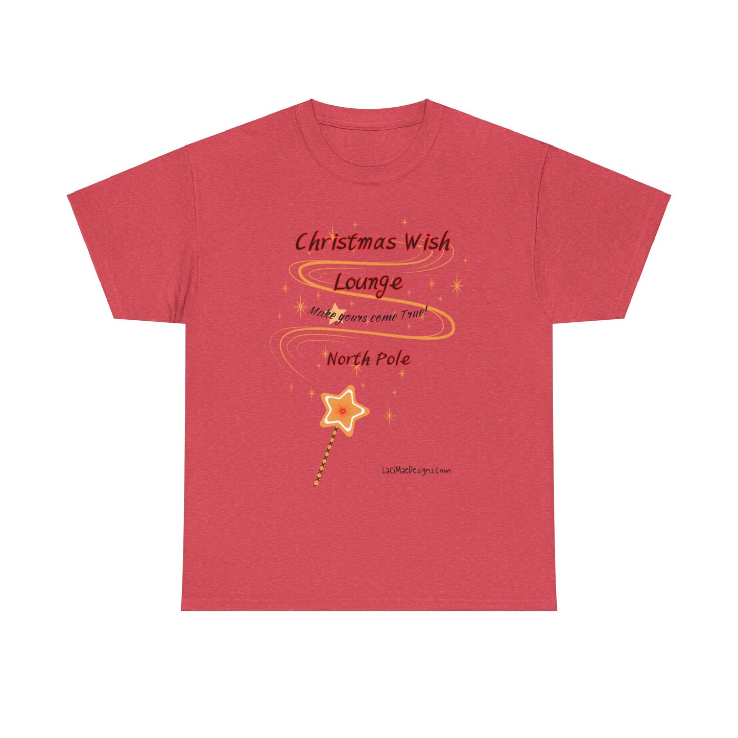 Fun, Imaginary North Pole Lounge Unisex Heavy Cotton Tee