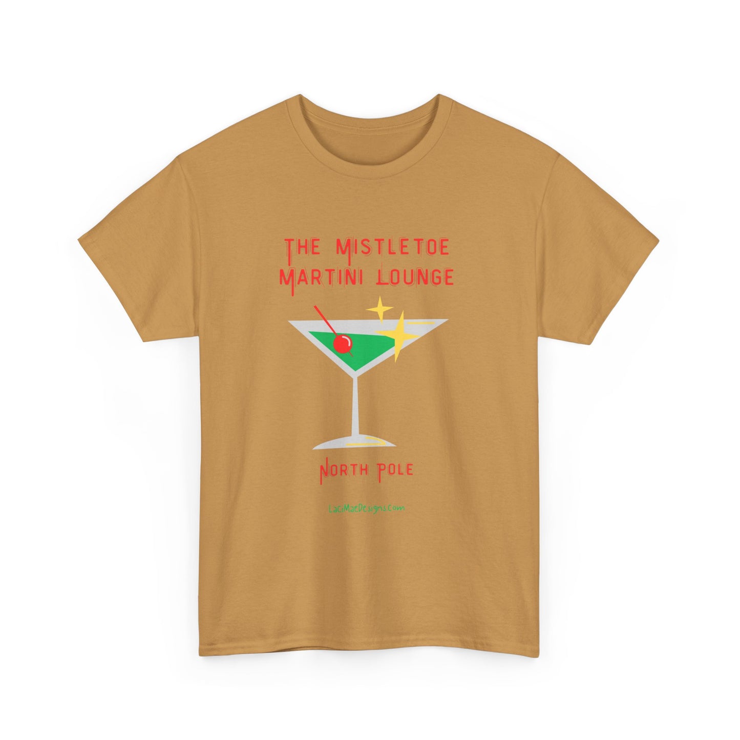 Fun imaginary North Pole lounge graphic Unisex Heavy Cotton Tee