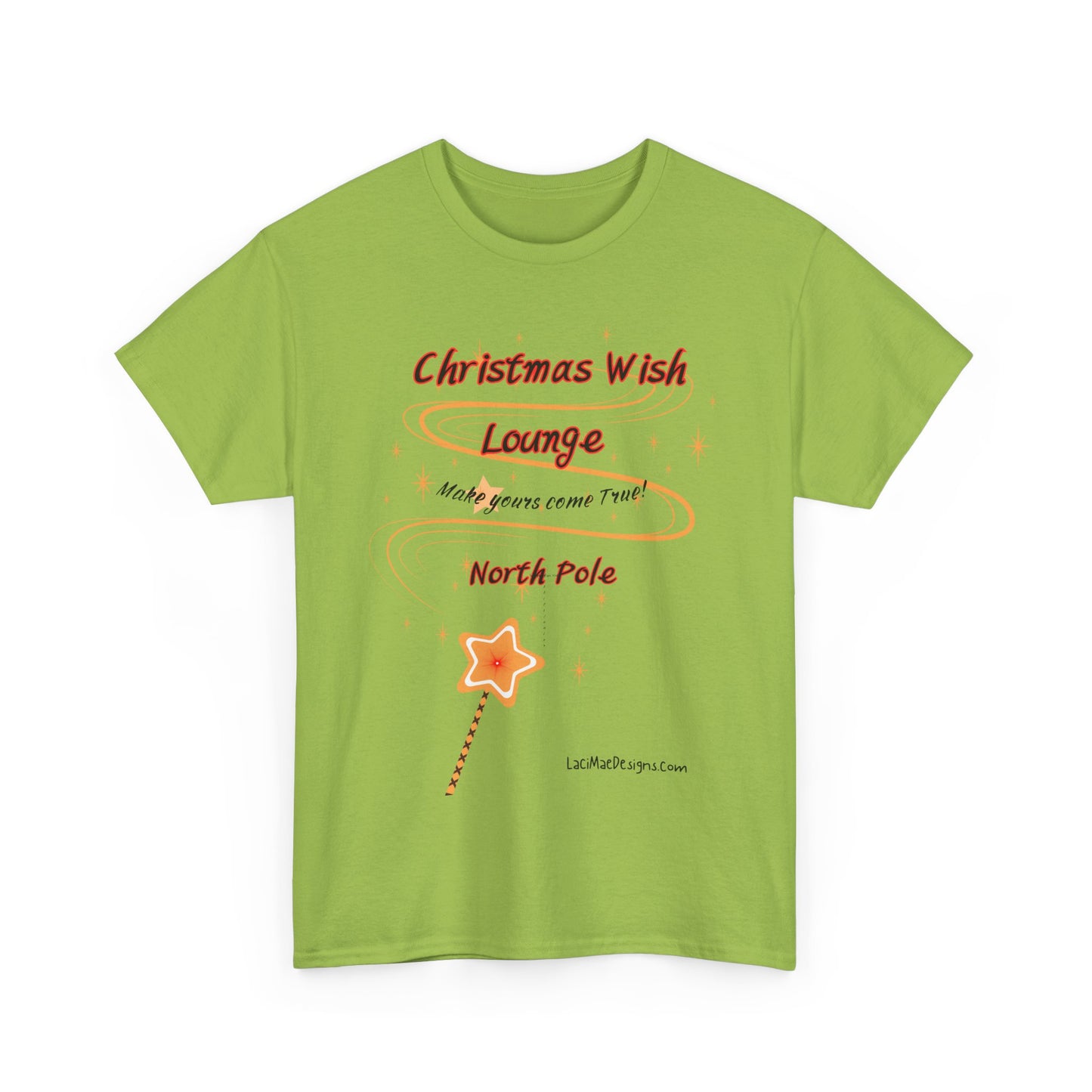 Fun, Imaginary North Pole Lounge Unisex Heavy Cotton Tee