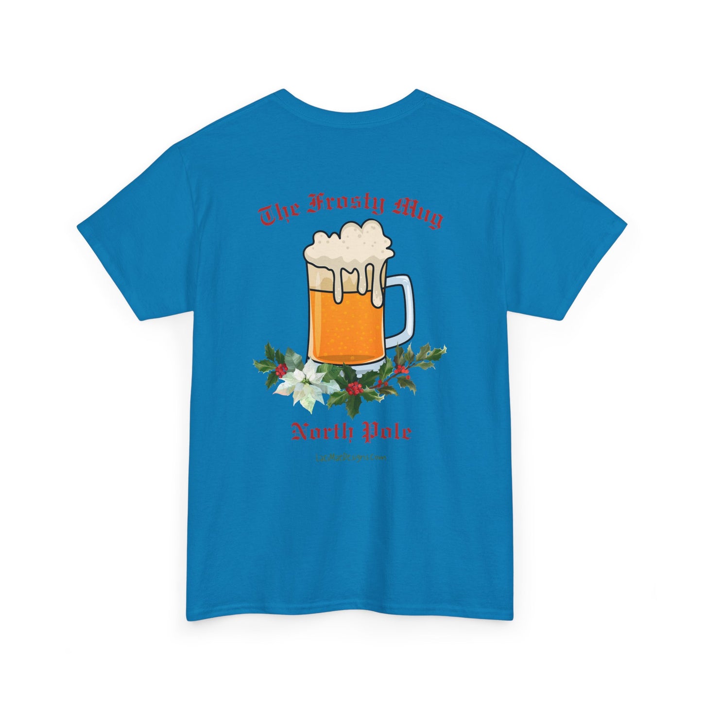 Imaginary North Pole bar/pub Christmas Holiday themed Unisex Heavy Cotton Tee