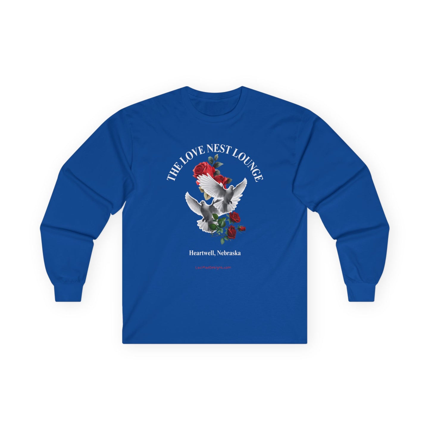 Fun Valentine's Day Themed, Imaginary Lounge Unisex Ultra Cotton Long Sleeve Tee