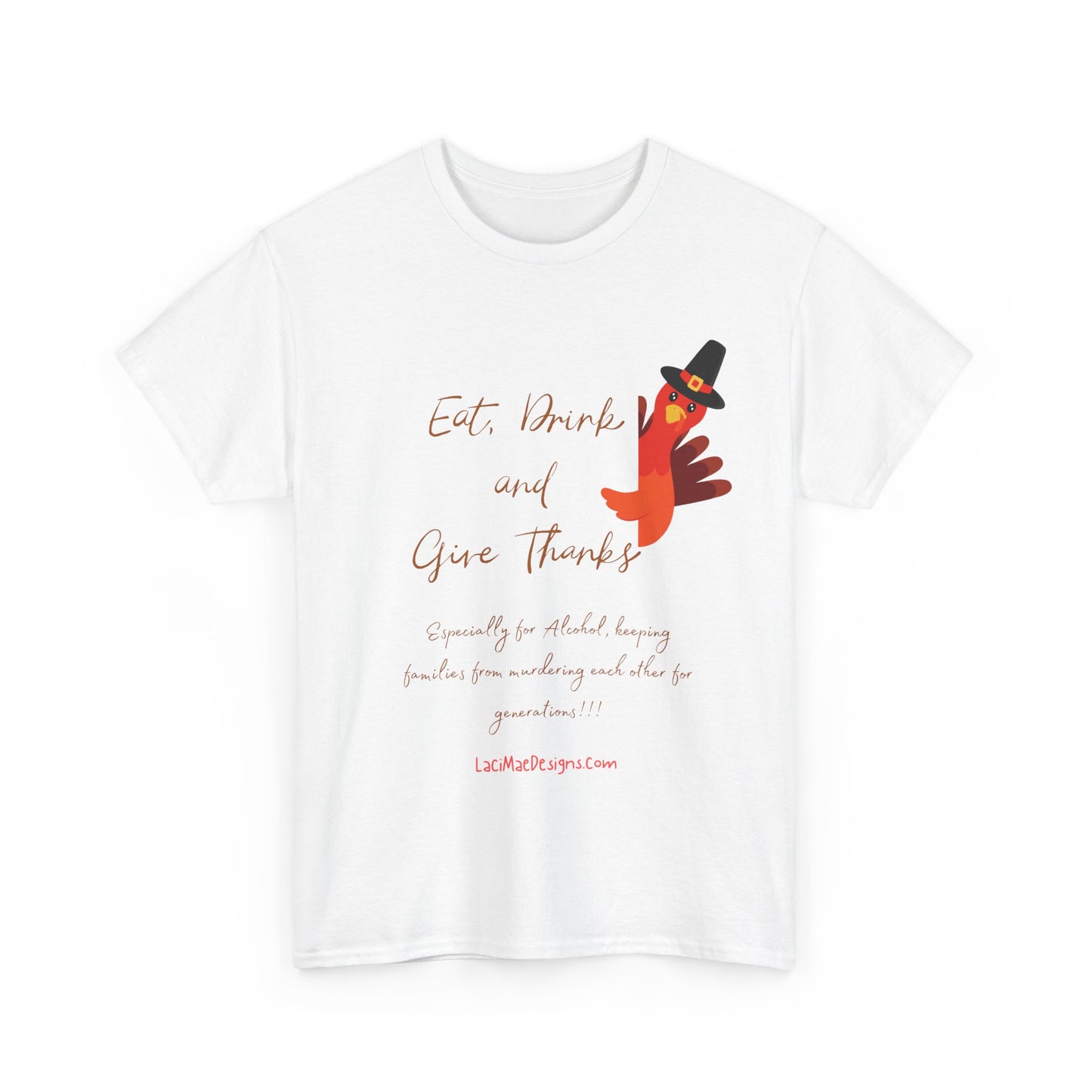 Unisex Heavy Cotton Tee Thanksgiving themed