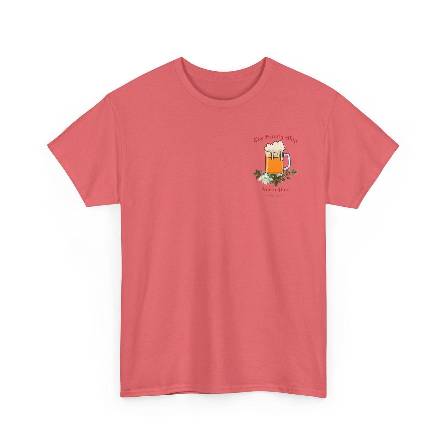 Unisex Imaginary North Pole Bar/Pub themed Christmas holiday Heavy Cotton Tee