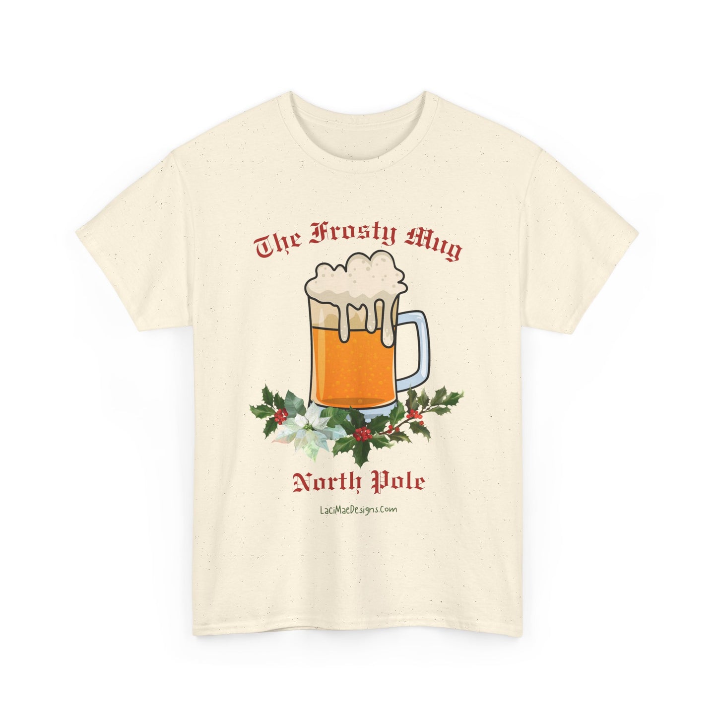 Imaginary North Pole bar/pub Themed Unisex Heavy Cotton Christmas Tee