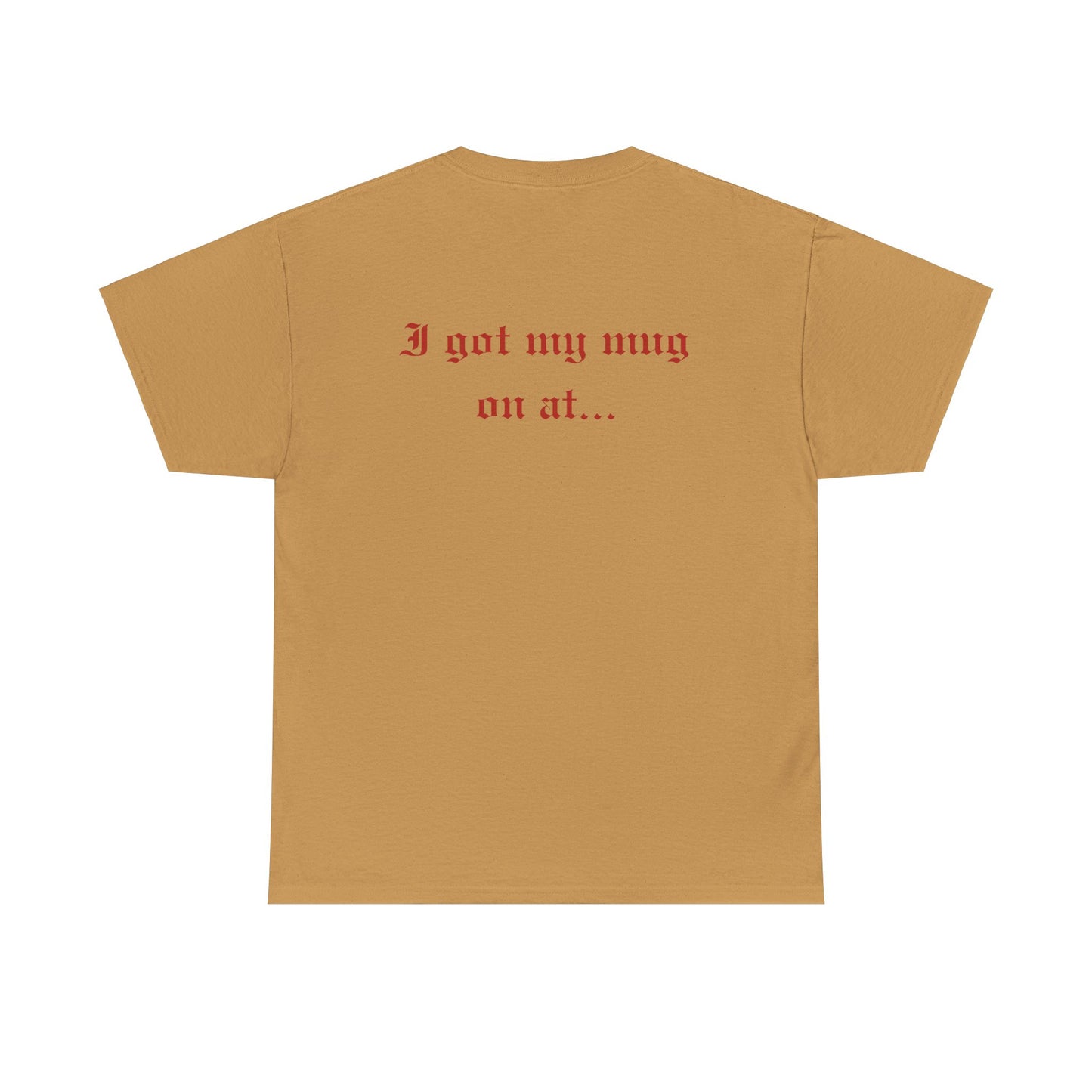 Unisex Imaginary North Pole Bar/Pub themed Christmas holiday Heavy Cotton Tee