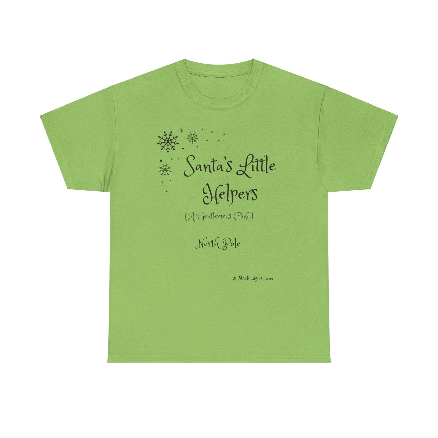 Fun, Imaginary North Pole Gentleman's Club Unisex Heavy Cotton Tee