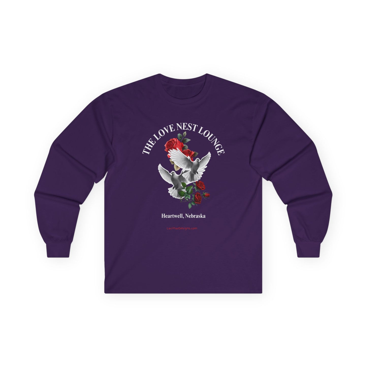 Fun Valentine's Day Themed, Imaginary Lounge Unisex Ultra Cotton Long Sleeve Tee