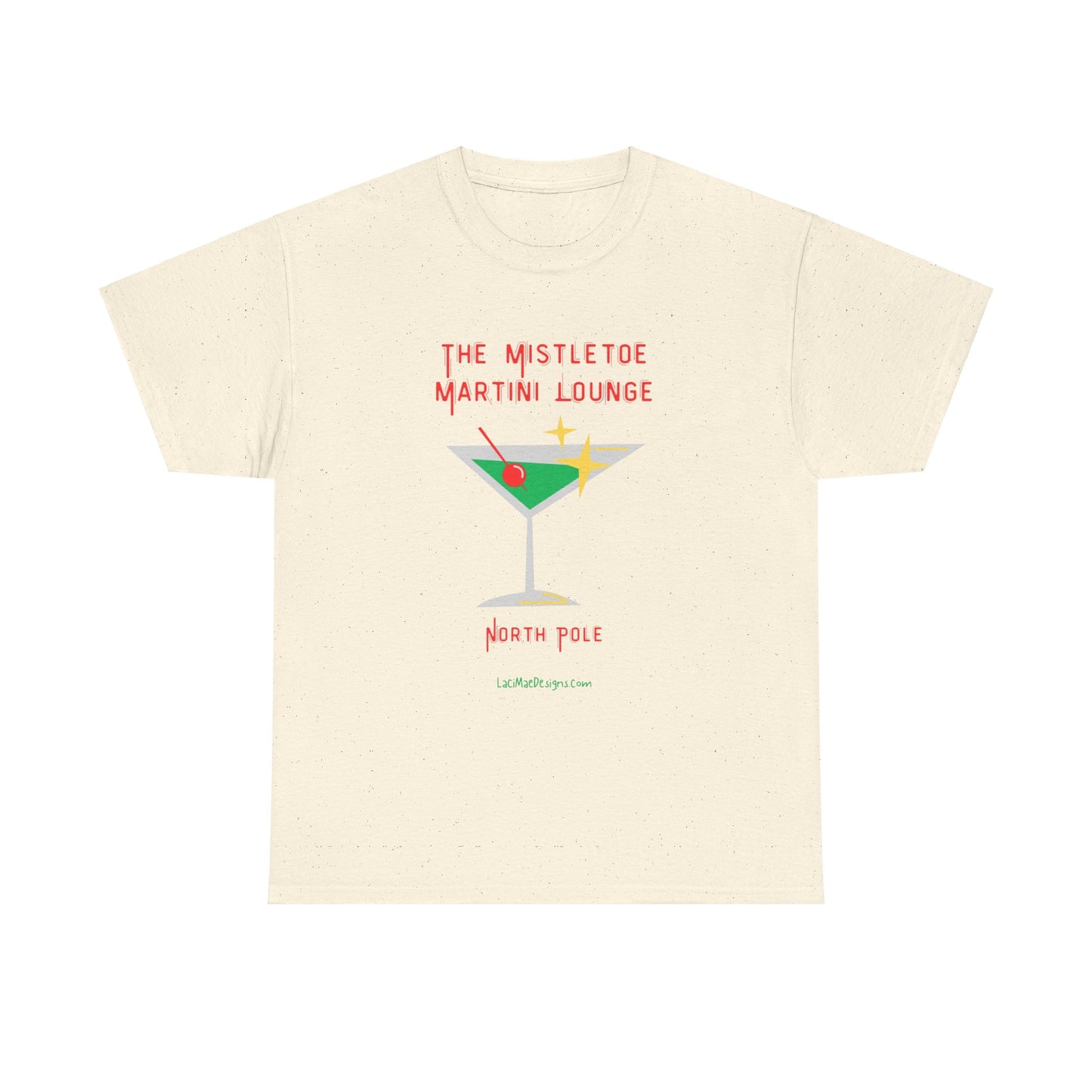 Fun imaginary North Pole lounge graphic Unisex Heavy Cotton Tee