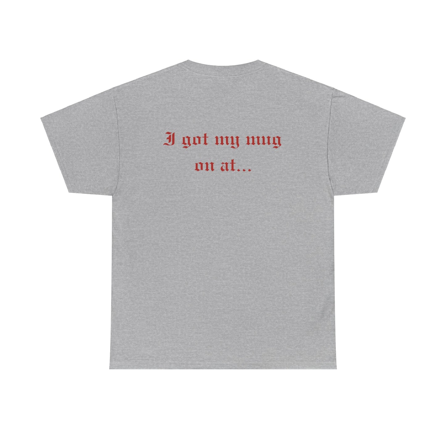 Unisex Imaginary North Pole Bar/Pub themed Christmas holiday Heavy Cotton Tee