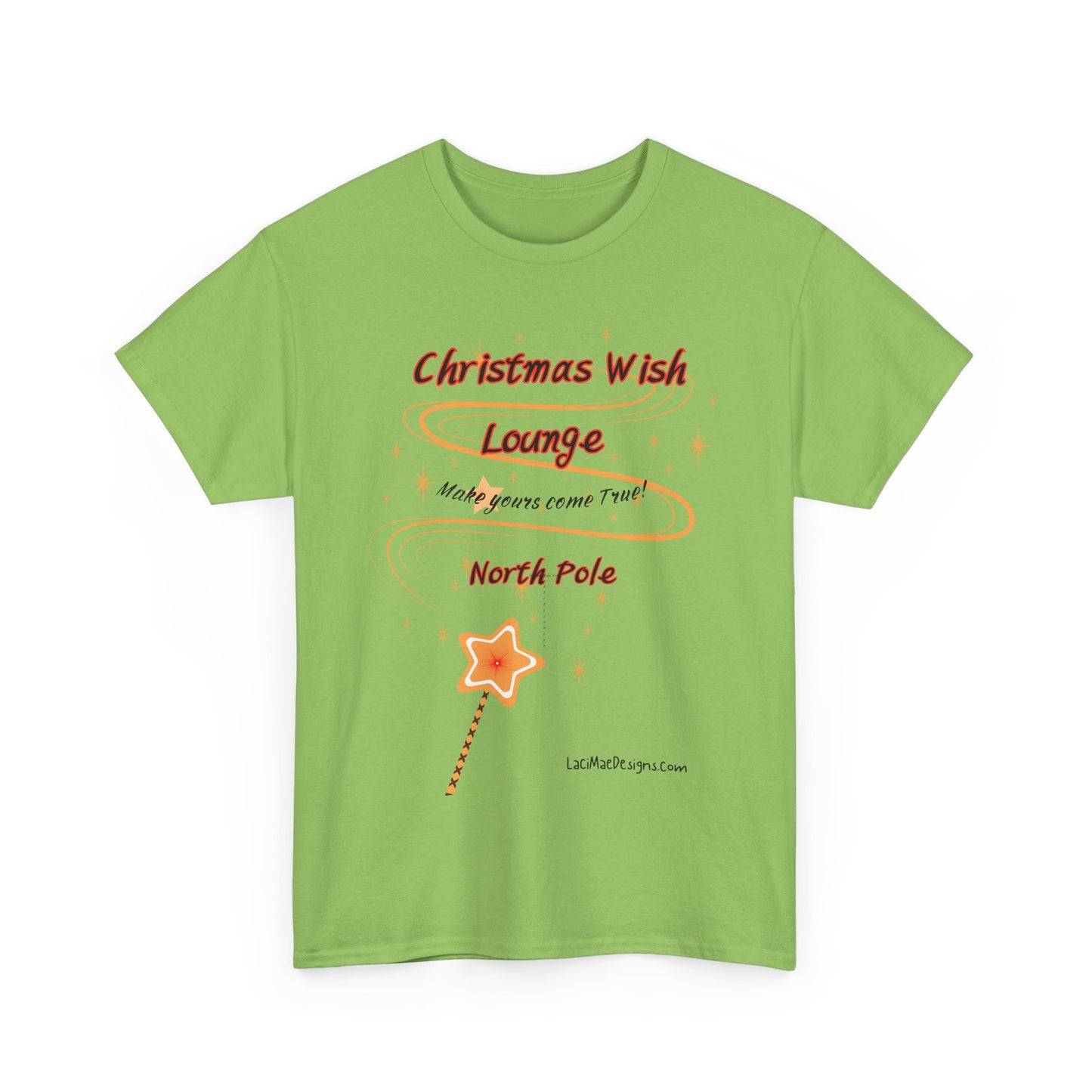 Fun, Imaginary North Pole Lounge Unisex Heavy Cotton Tee