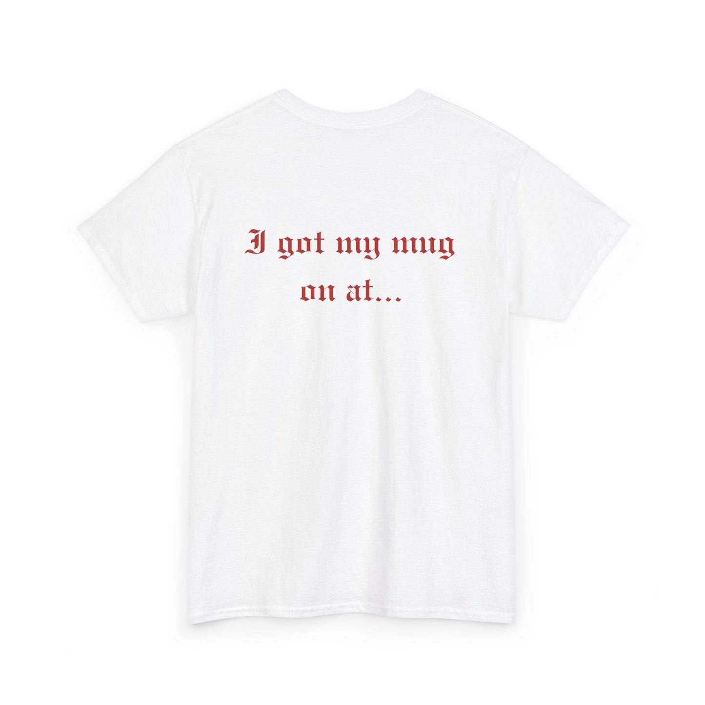 Unisex Imaginary North Pole Bar/Pub themed Christmas holiday Heavy Cotton Tee