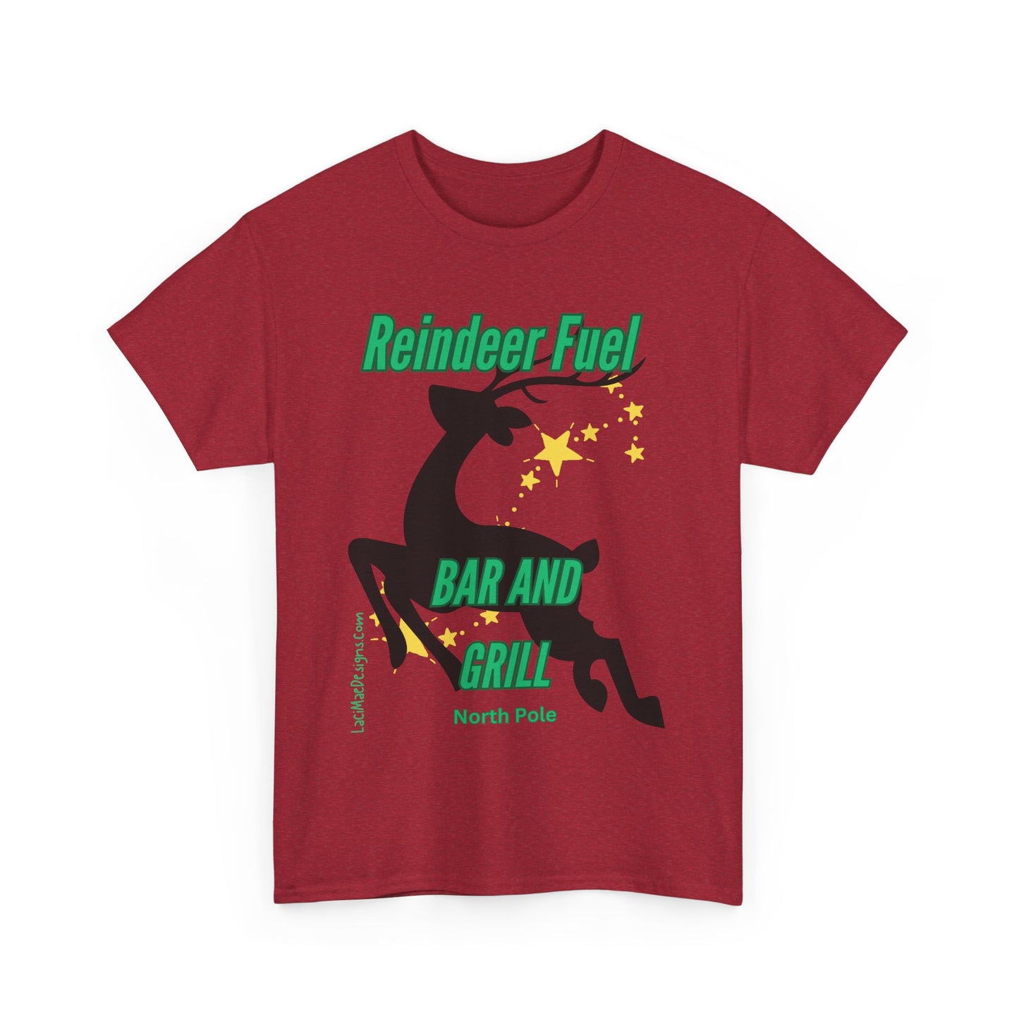Fun, imaginary North Pole bar & grill Unisex Heavy Cotton Tee