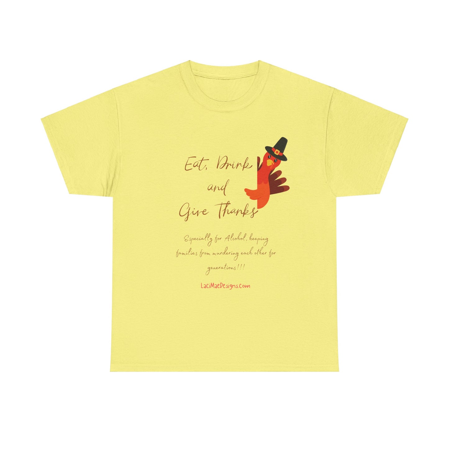 Unisex Heavy Cotton Tee Thanksgiving themed
