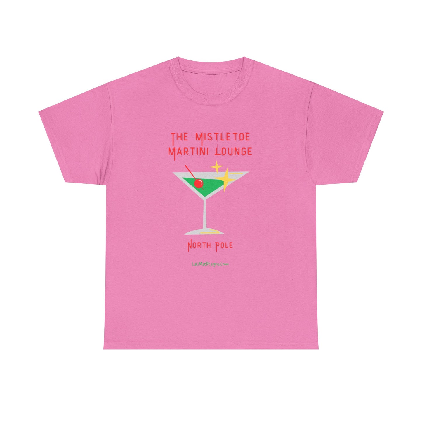 Fun imaginary North Pole lounge graphic Unisex Heavy Cotton Tee