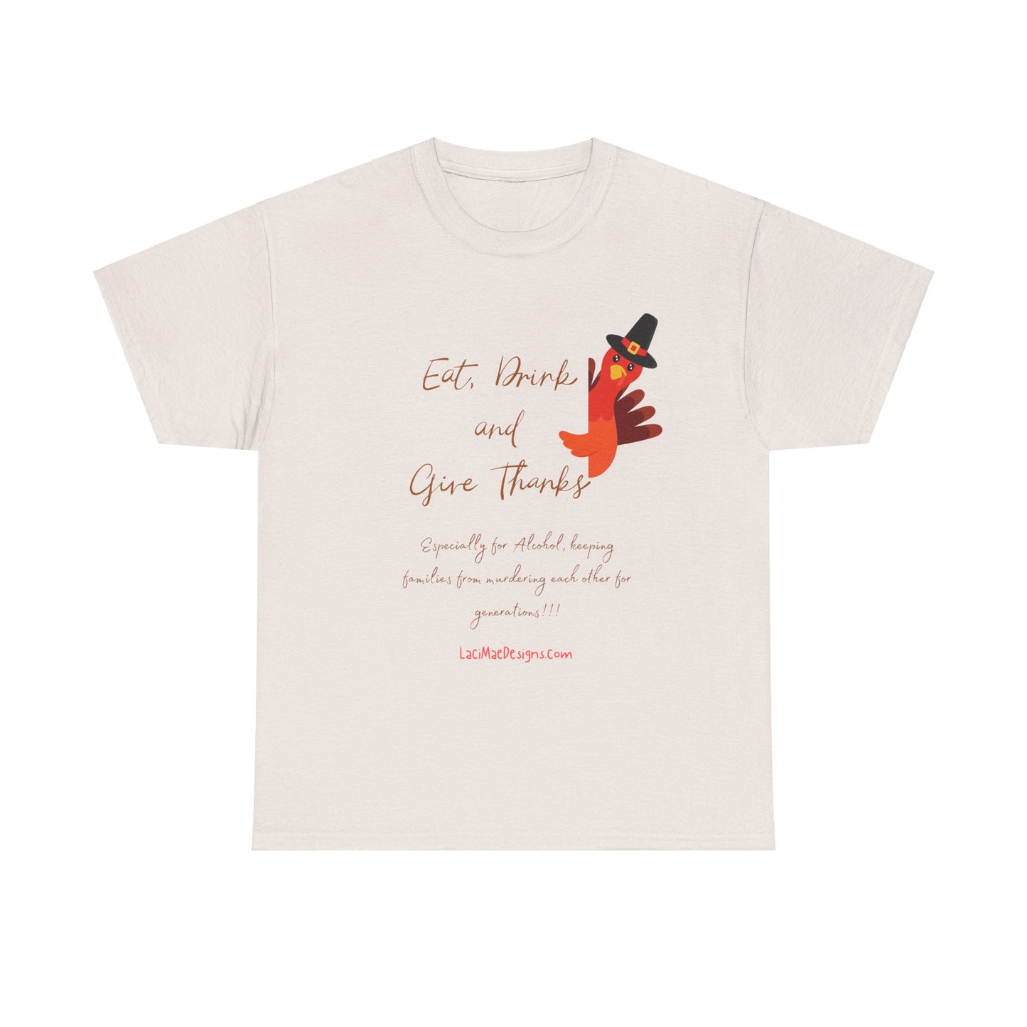 Unisex Heavy Cotton Tee Thanksgiving themed
