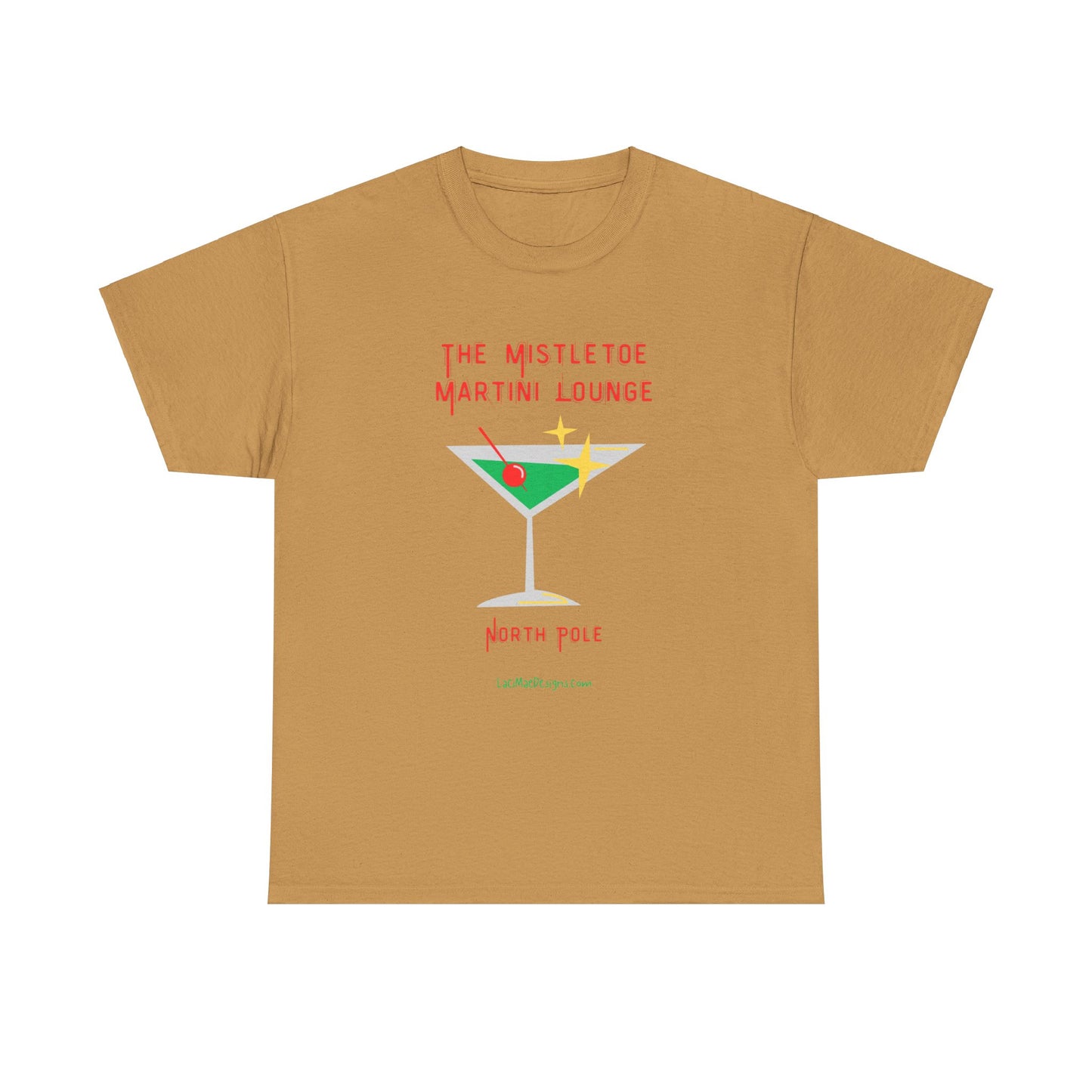 Fun imaginary North Pole lounge graphic Unisex Heavy Cotton Tee