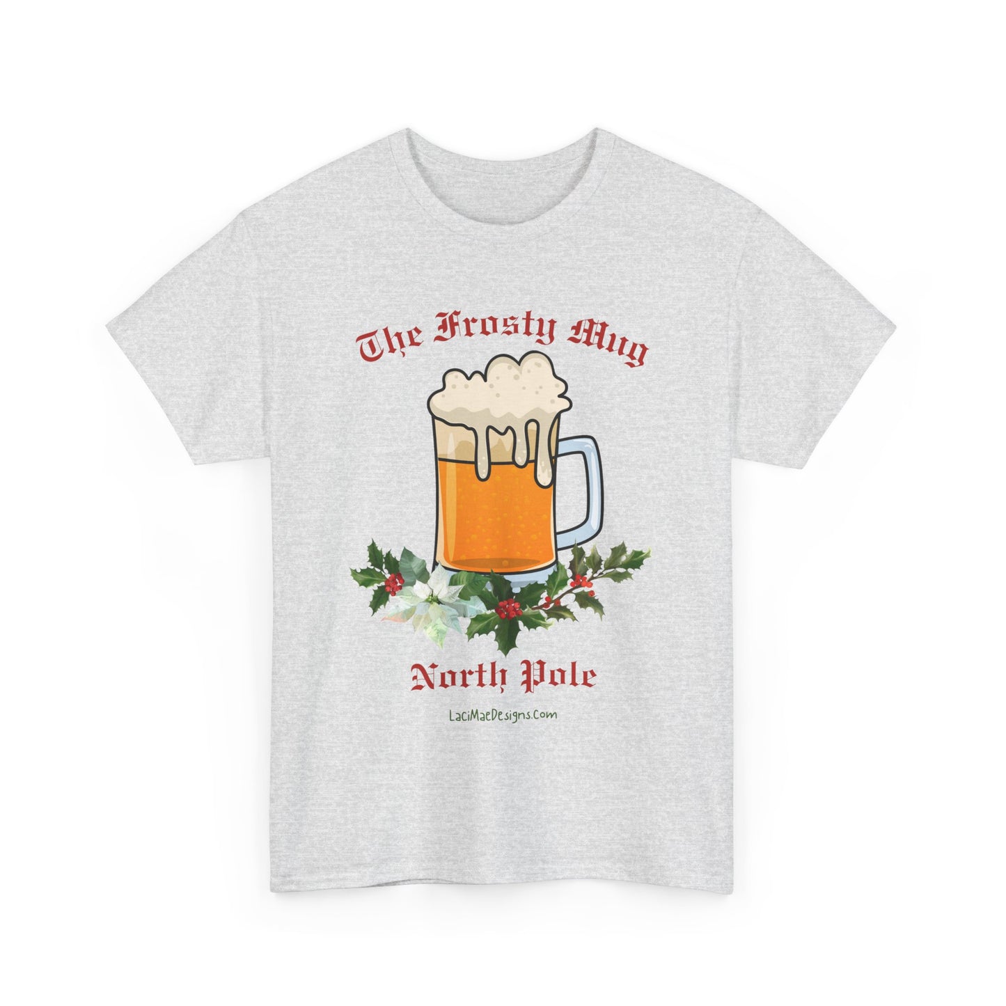 Imaginary North Pole bar/pub Themed Unisex Heavy Cotton Christmas Tee