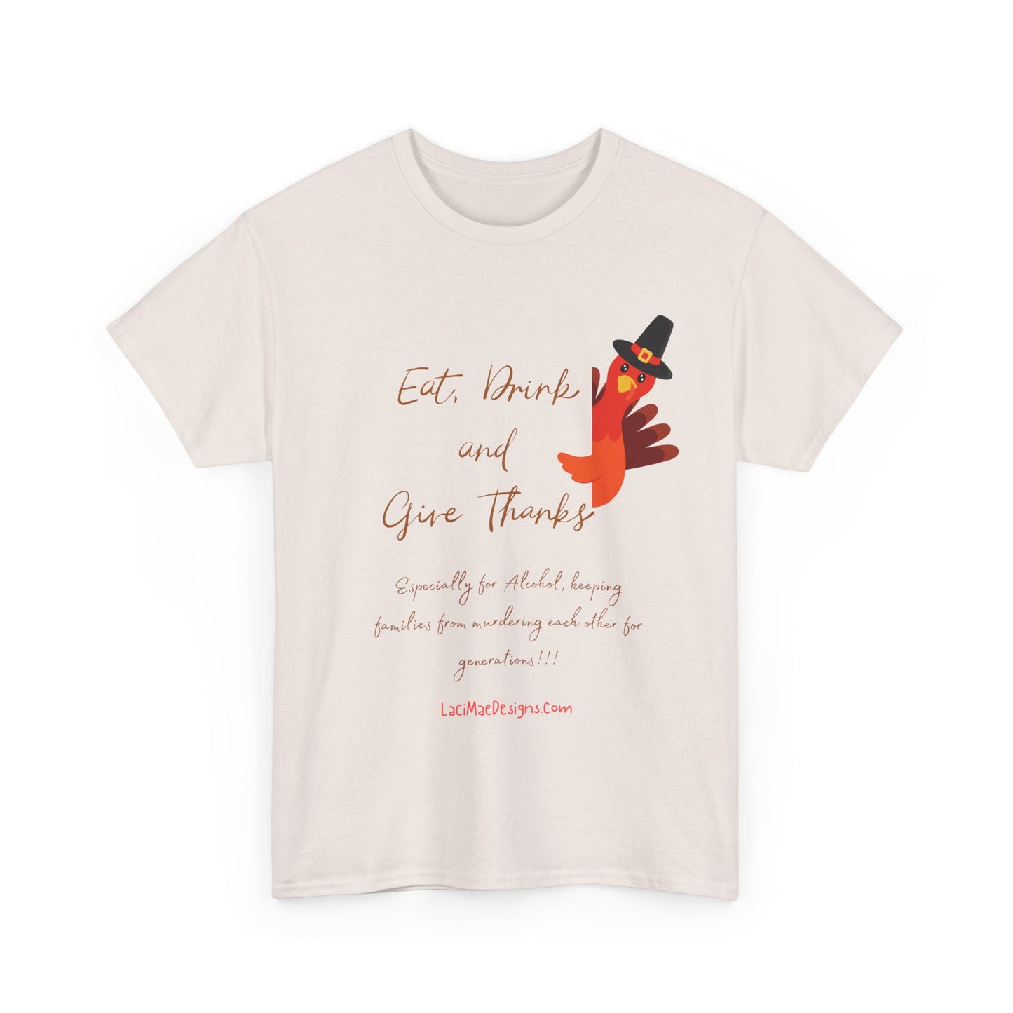Unisex Heavy Cotton Tee Thanksgiving themed
