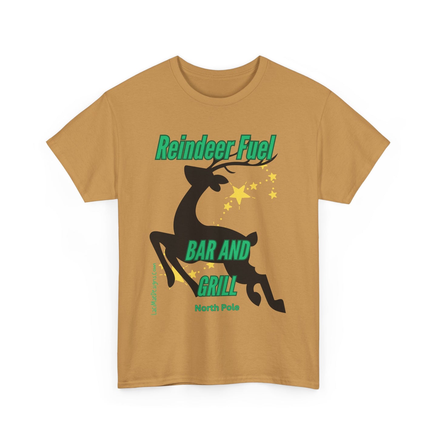 Fun, imaginary North Pole bar & grill Unisex Heavy Cotton Tee