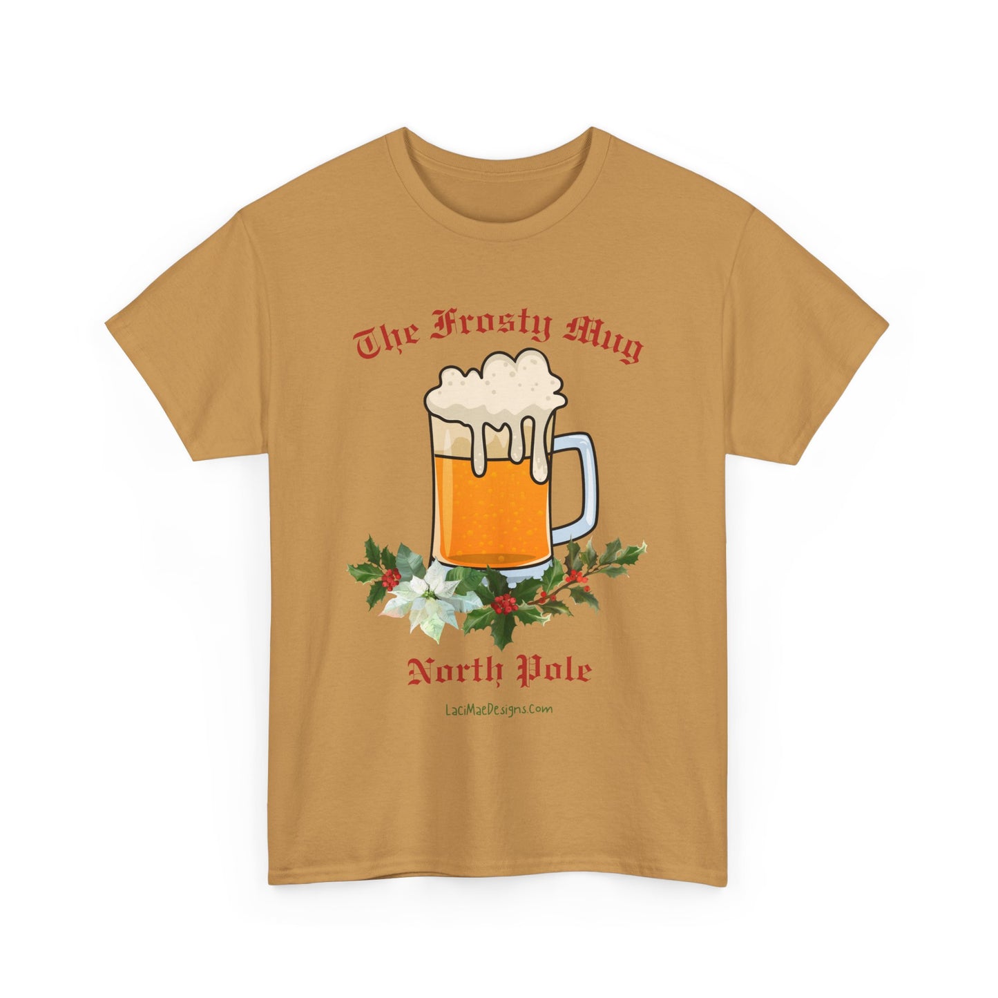 Imaginary North Pole bar/pub Themed Unisex Heavy Cotton Christmas Tee