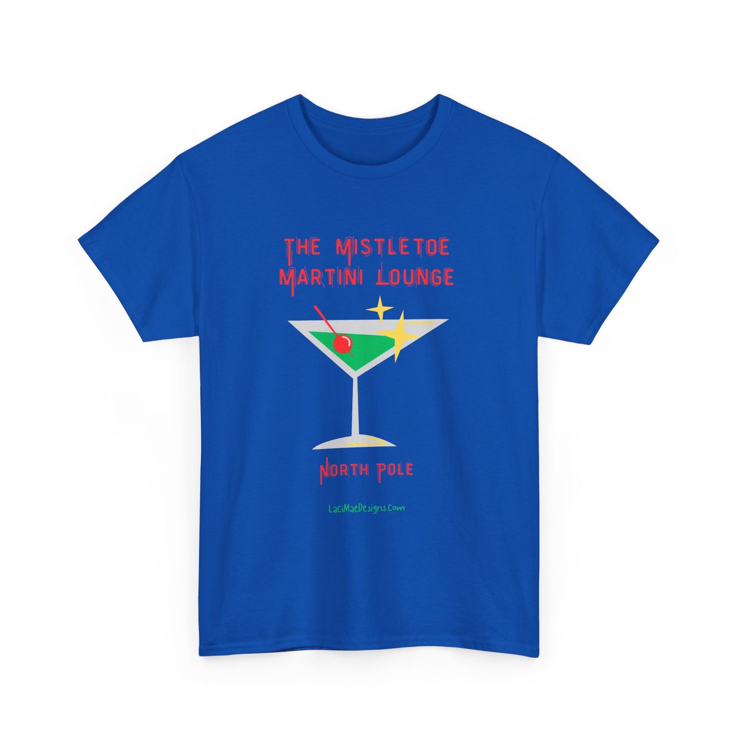 Fun imaginary North Pole lounge graphic Unisex Heavy Cotton Tee
