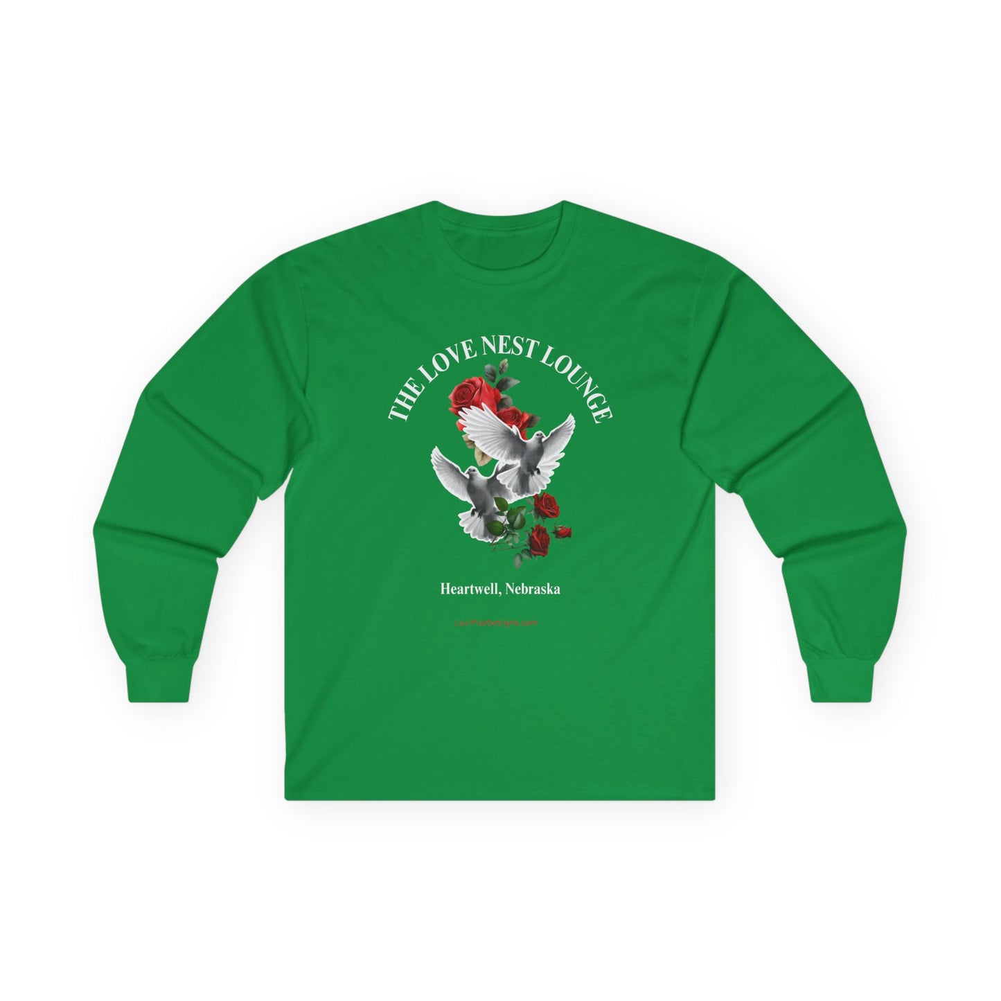 Fun Valentine's Day Themed, Imaginary Lounge Unisex Ultra Cotton Long Sleeve Tee