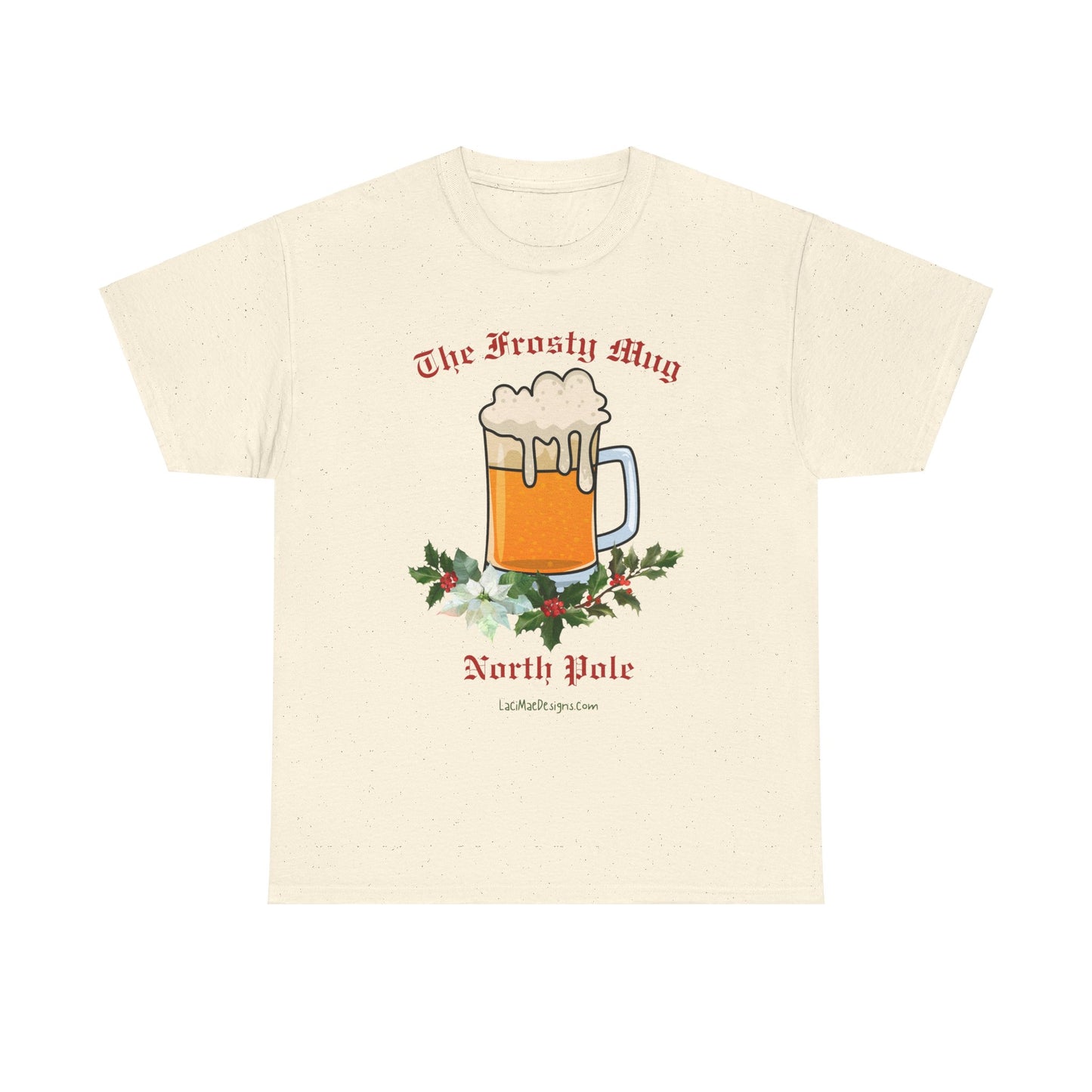 Imaginary North Pole bar/pub Themed Unisex Heavy Cotton Christmas Tee