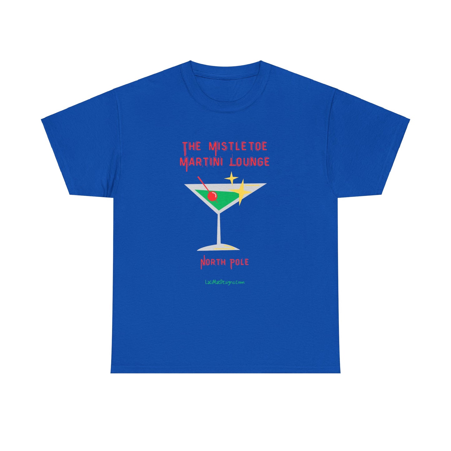 Fun imaginary North Pole lounge graphic Unisex Heavy Cotton Tee