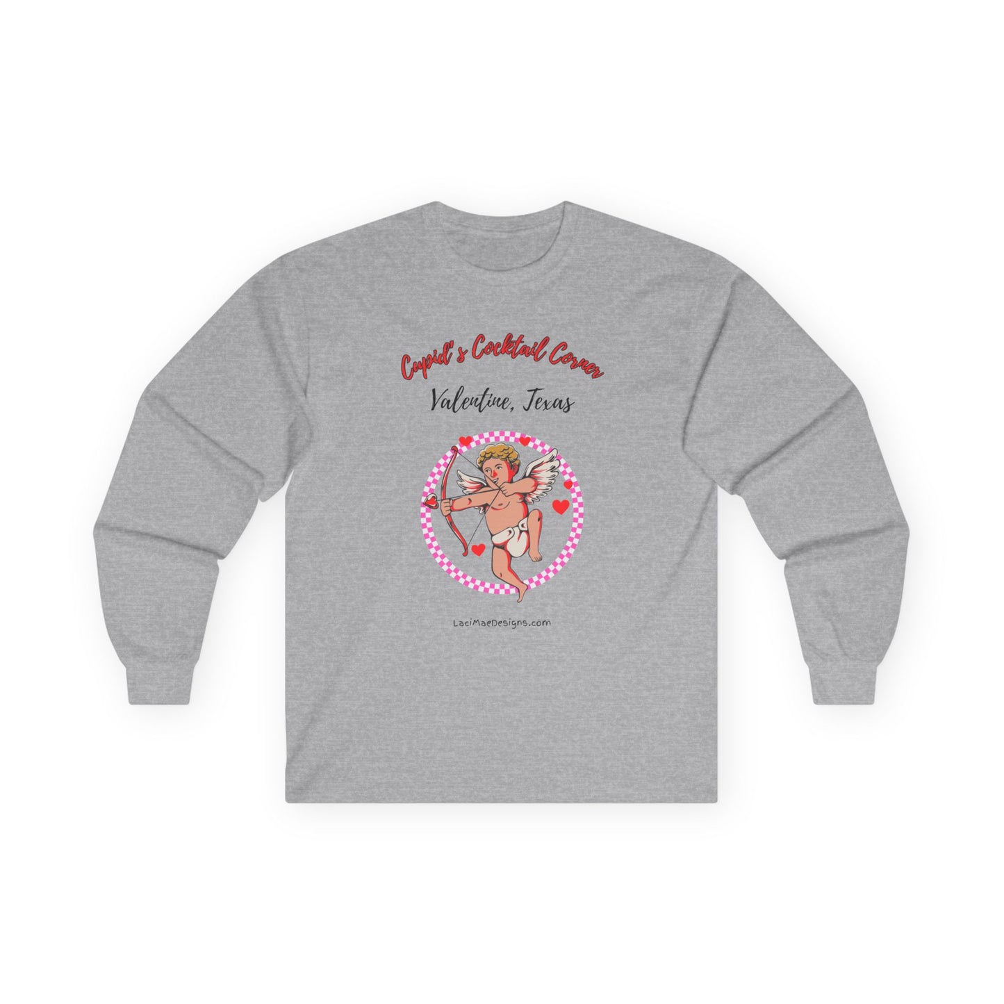 Fun Valentine's Day, Imaginary Bar, Unisex Ultra Cotton Long Sleeve Tee