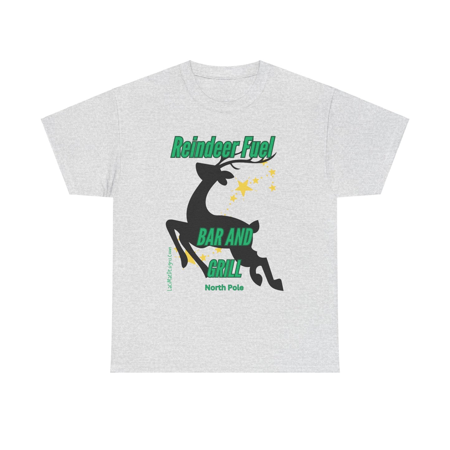 Fun, imaginary North Pole bar & grill Unisex Heavy Cotton Tee