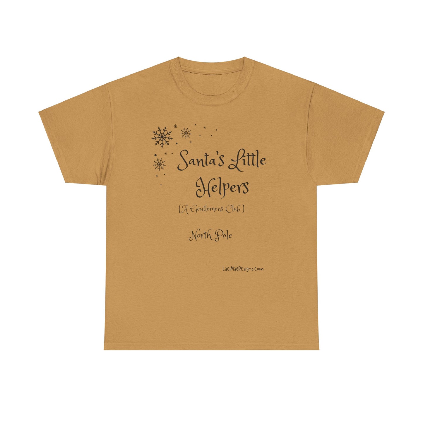 Fun, Imaginary North Pole Gentleman's Club Unisex Heavy Cotton Tee