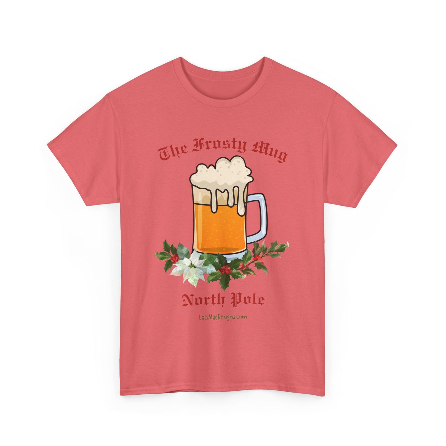 Imaginary North Pole bar/pub Themed Unisex Heavy Cotton Christmas Tee