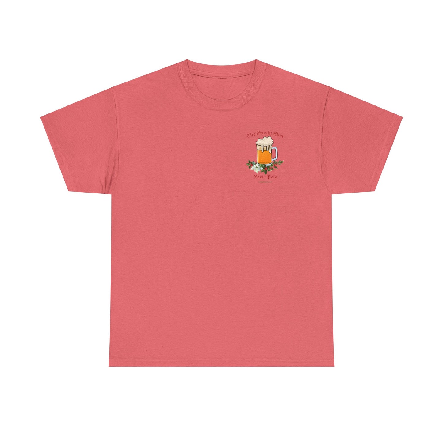 Unisex Imaginary North Pole Bar/Pub themed Christmas holiday Heavy Cotton Tee