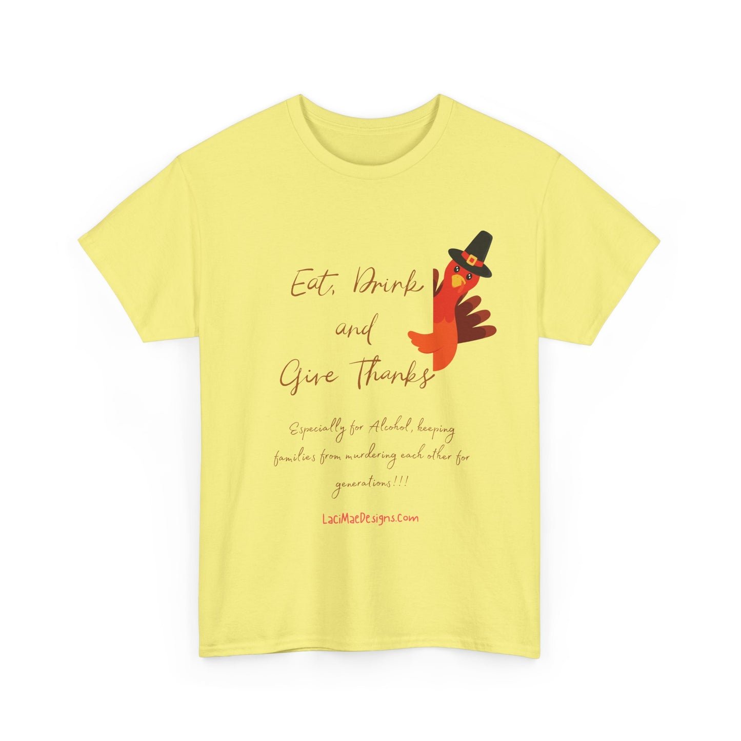 Unisex Heavy Cotton Tee Thanksgiving themed
