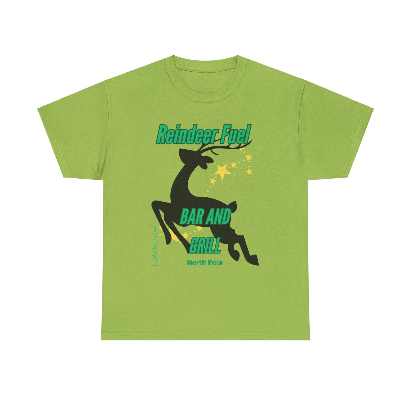 Fun, imaginary North Pole bar & grill Unisex Heavy Cotton Tee