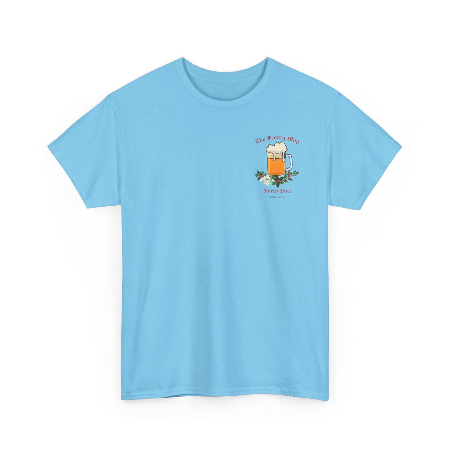 Unisex Imaginary North Pole Bar/Pub themed Christmas holiday Heavy Cotton Tee