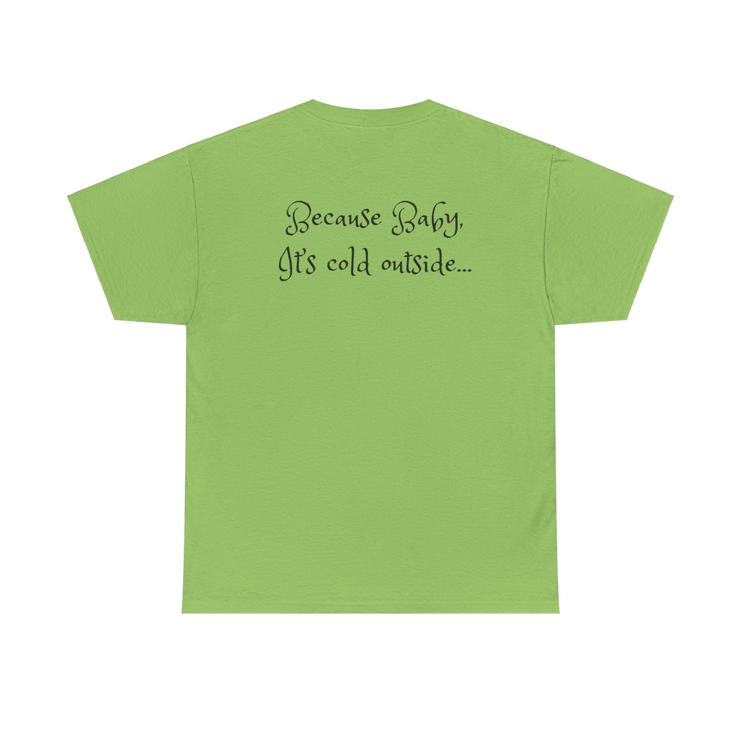 Fun, imaginary North Pole Gentleman's Club Unisex Heavy Cotton Tee