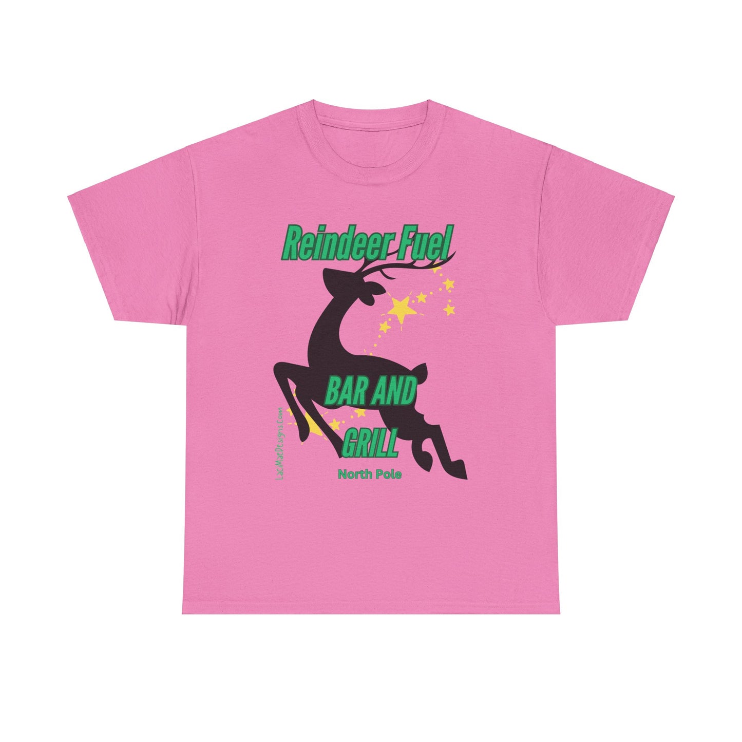 Fun, imaginary North Pole bar & grill Unisex Heavy Cotton Tee