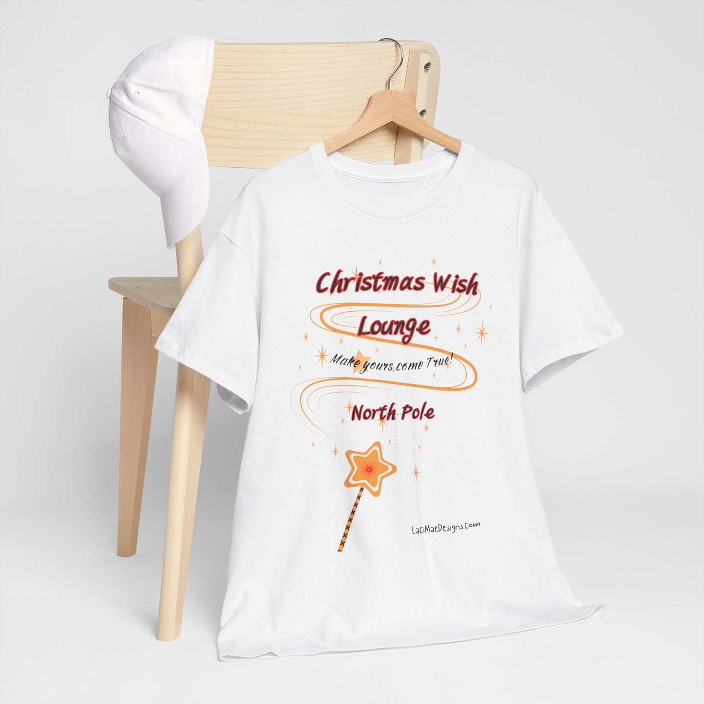 Fun, Imaginary North Pole Lounge Unisex Heavy Cotton Tee