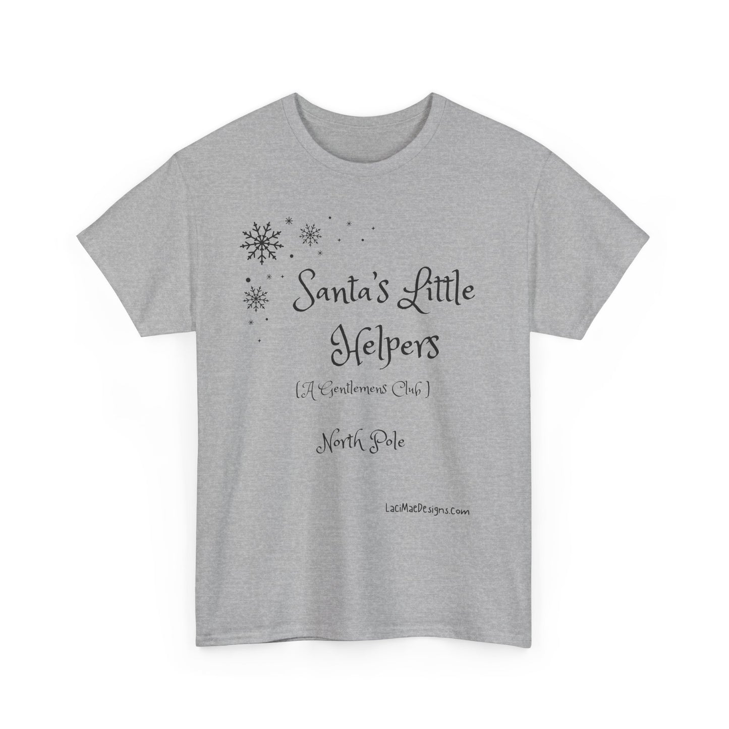 Fun, Imaginary North Pole Gentleman's Club Unisex Heavy Cotton Tee